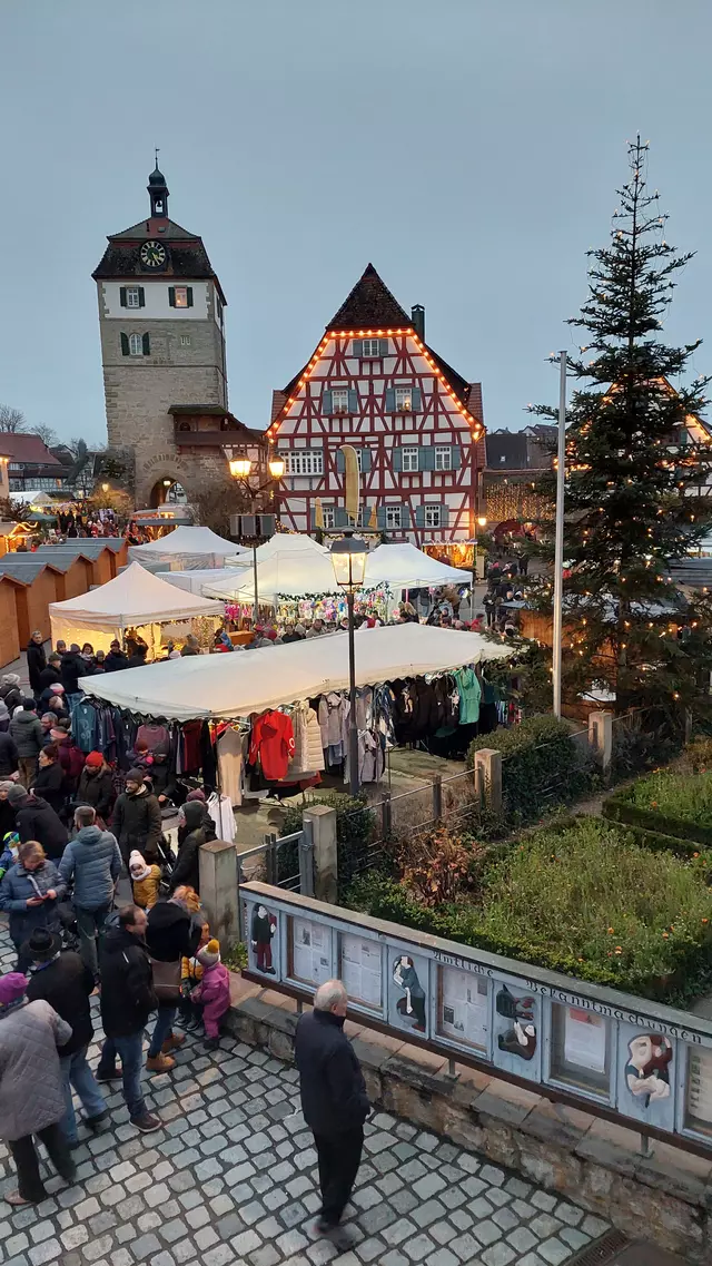 41. Vellberger Christkindlesmarkt am Samstag, 3. und Sonntag, 4. Dezember 2022