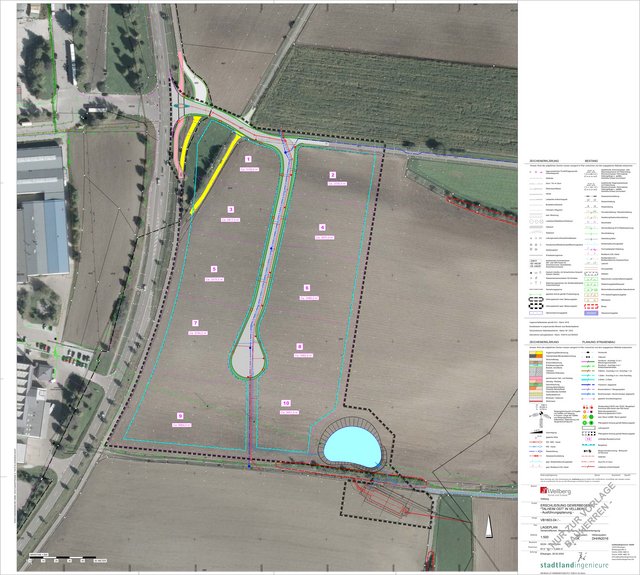 Plan Gewerbegebiet Talheim Ost 