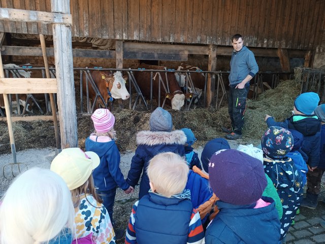 Kindergartentag auf dem Bauernhof