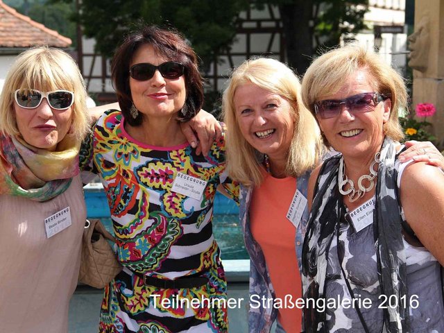 Teilnehmer der Straßengalerie 2016