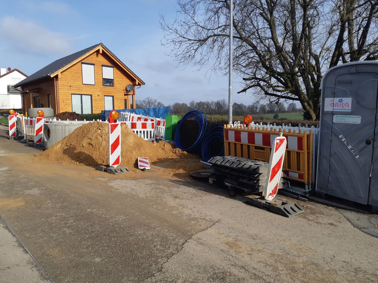 Straßensanierung Rosmarienweg/Tulpenweg 