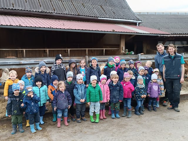 Kindergartentag auf dem Bauernhof