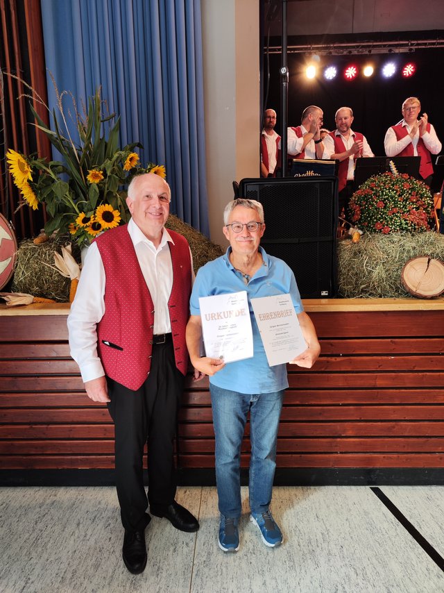 90 Jahre Stadtkapelle mit Ehrung und Verabschiedung des langjährigen Dirigenten Jürgen Bermanseder