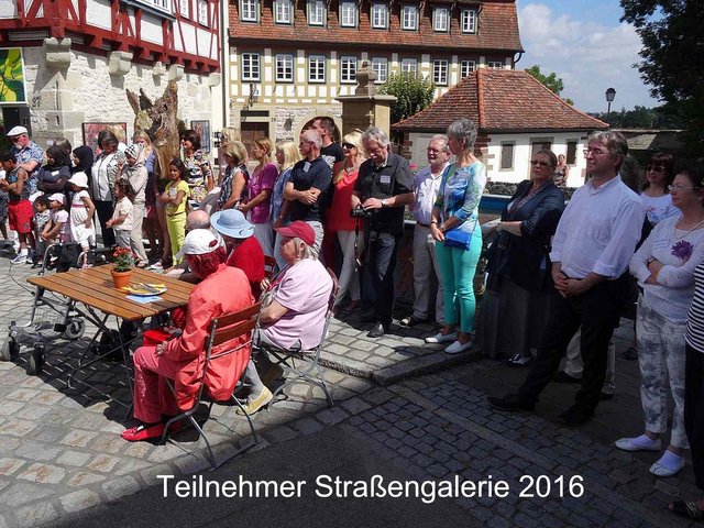 Teilnehmer der Straßengalerie 2016