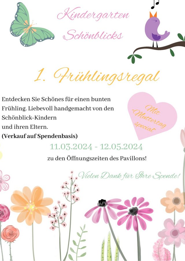 1. Frühlingsregal